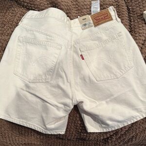 Levi's Classic White Shorts